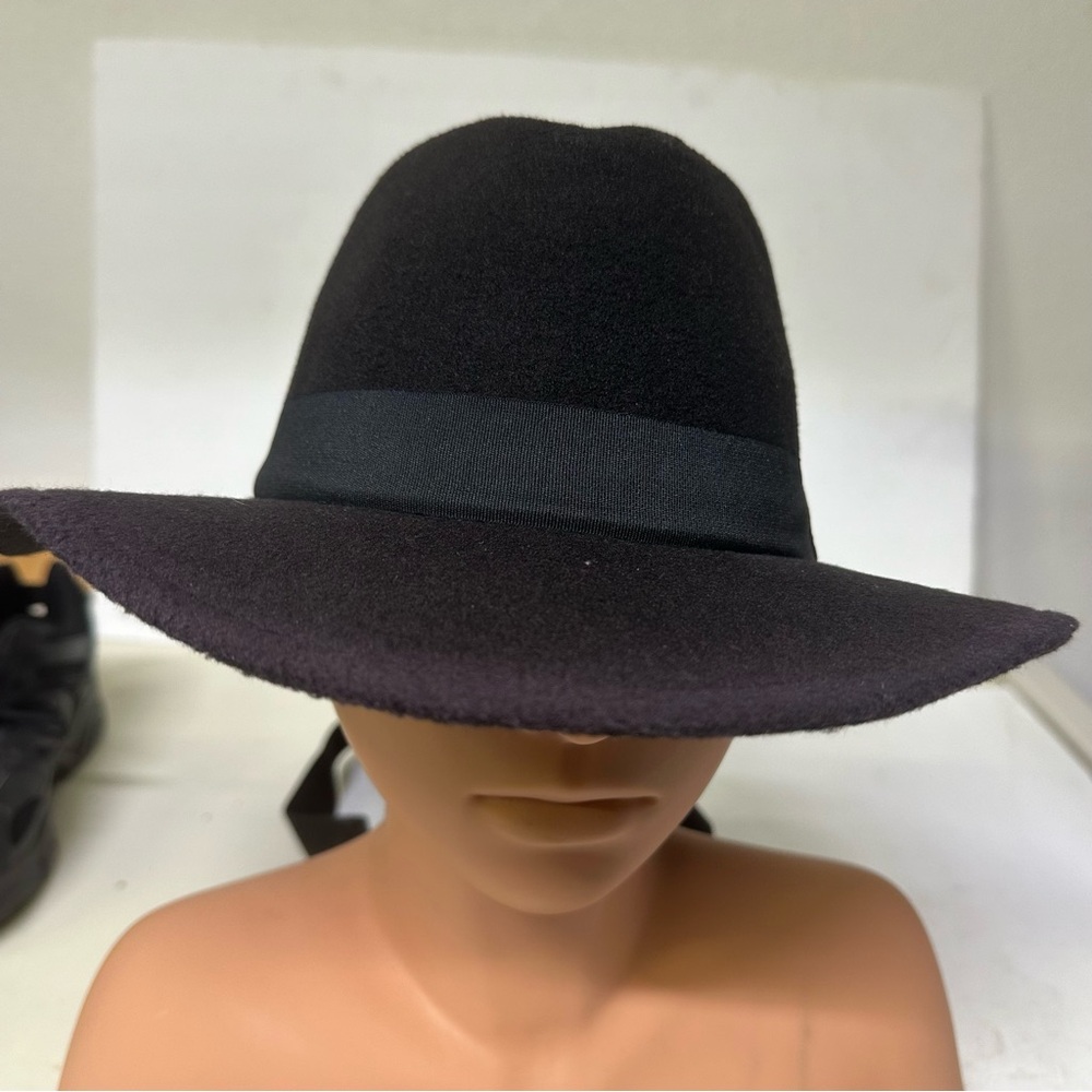 Pugs Gear Heavy Felt Black Outback Brimmed Hat Mens